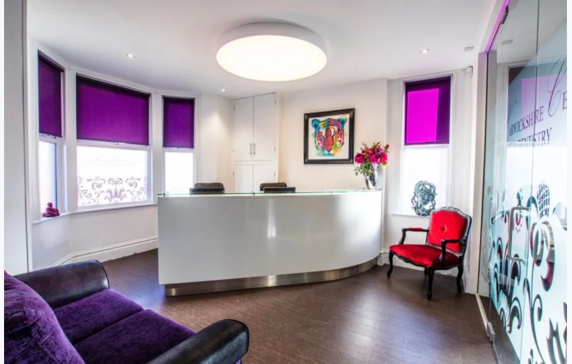 The reception and waiting area