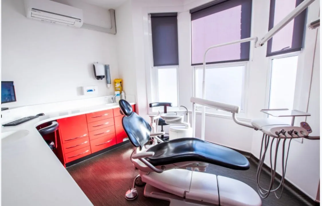 A treatment room at the practice